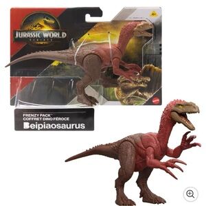 NWT Jurassic World Rebirth Frenzy Pack Beipiaosaurus Dinosaur